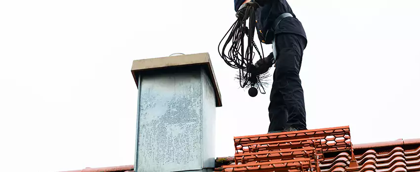 Chimney Brush Cleaning in Lake Zurich, Illinois