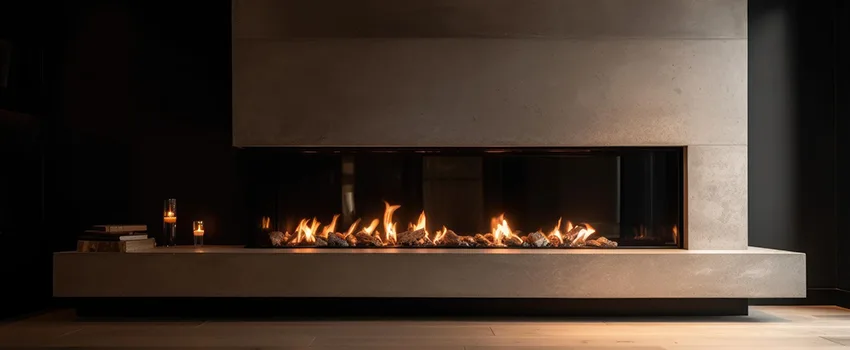 Gas Fireplace Ember Bed Design Services in Lake Zurich, Illinois