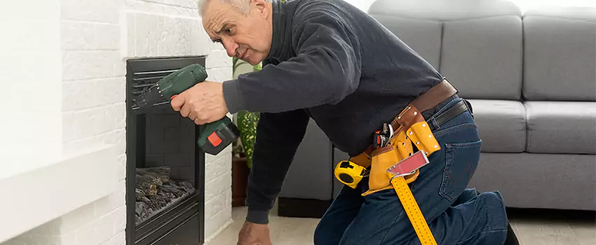 New Indoor Fireplace Installation in Lake Zurich, Illinois