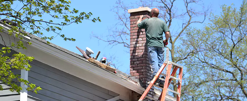 himney Crown Repair in Lake Zurich, Illinois