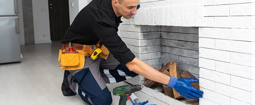 Fireplace Damaged Damper Frame Repair Services in Lake Zurich, Illinois