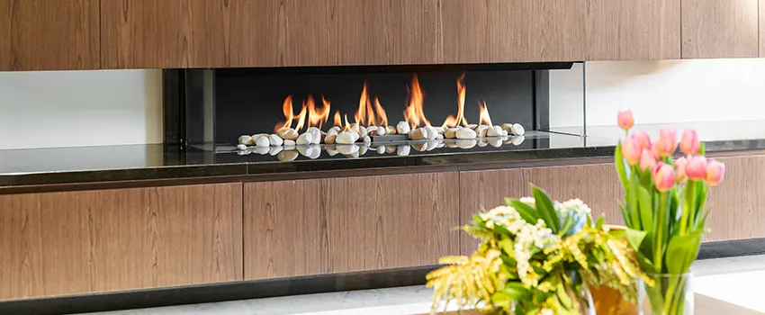 Double-height Fireplace Design Refurbishment in Lake Zurich, Illinois