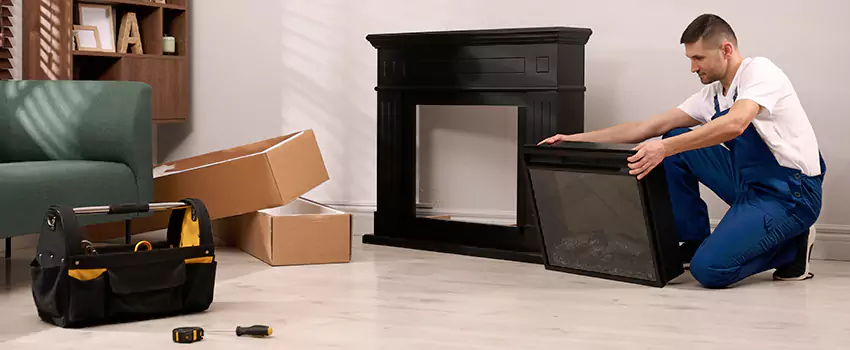 Old Rusted Metal Fireplace Repair And Replacement in Lake Zurich, IL