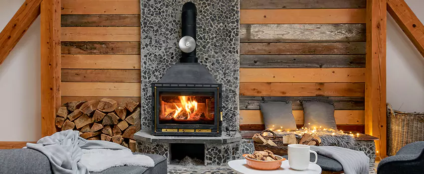 Thelin Hearth Products Direct Vent Gas Stove Fireplace Inspection in Lake Zurich, Illinois